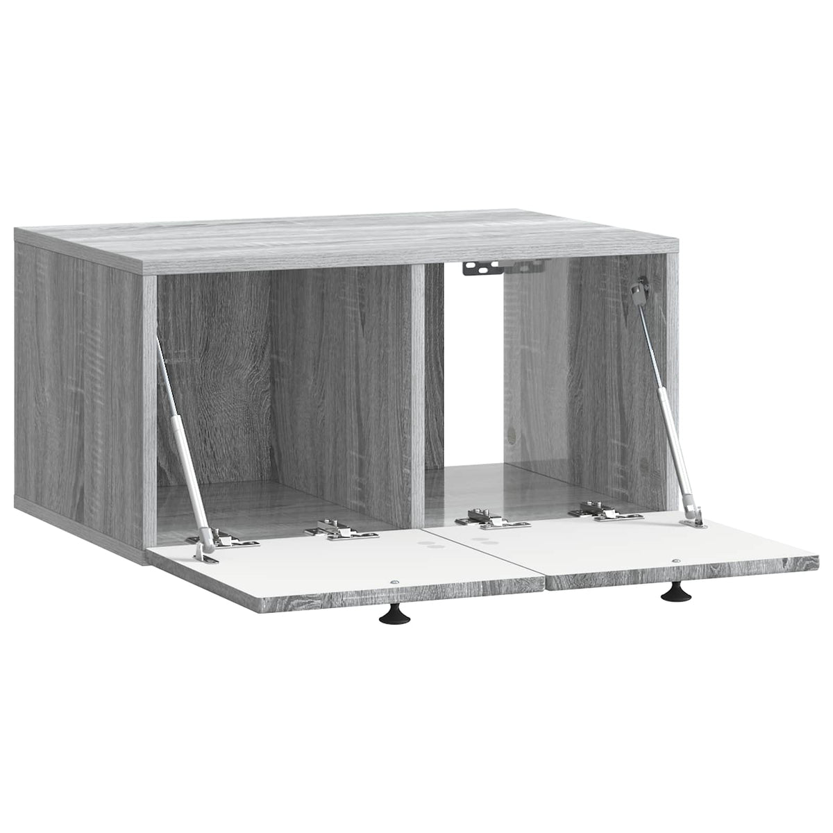 vidaXL Wall-Mounted TV Cabinet Grey Sonoma 59.5 x 41 x 30 cm