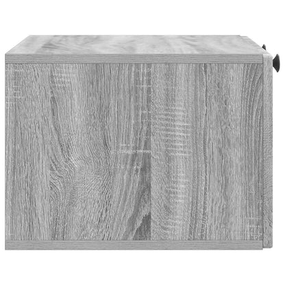 vidaXL Wall-Mounted TV Cabinet Grey Sonoma 59.5 x 41 x 30 cm