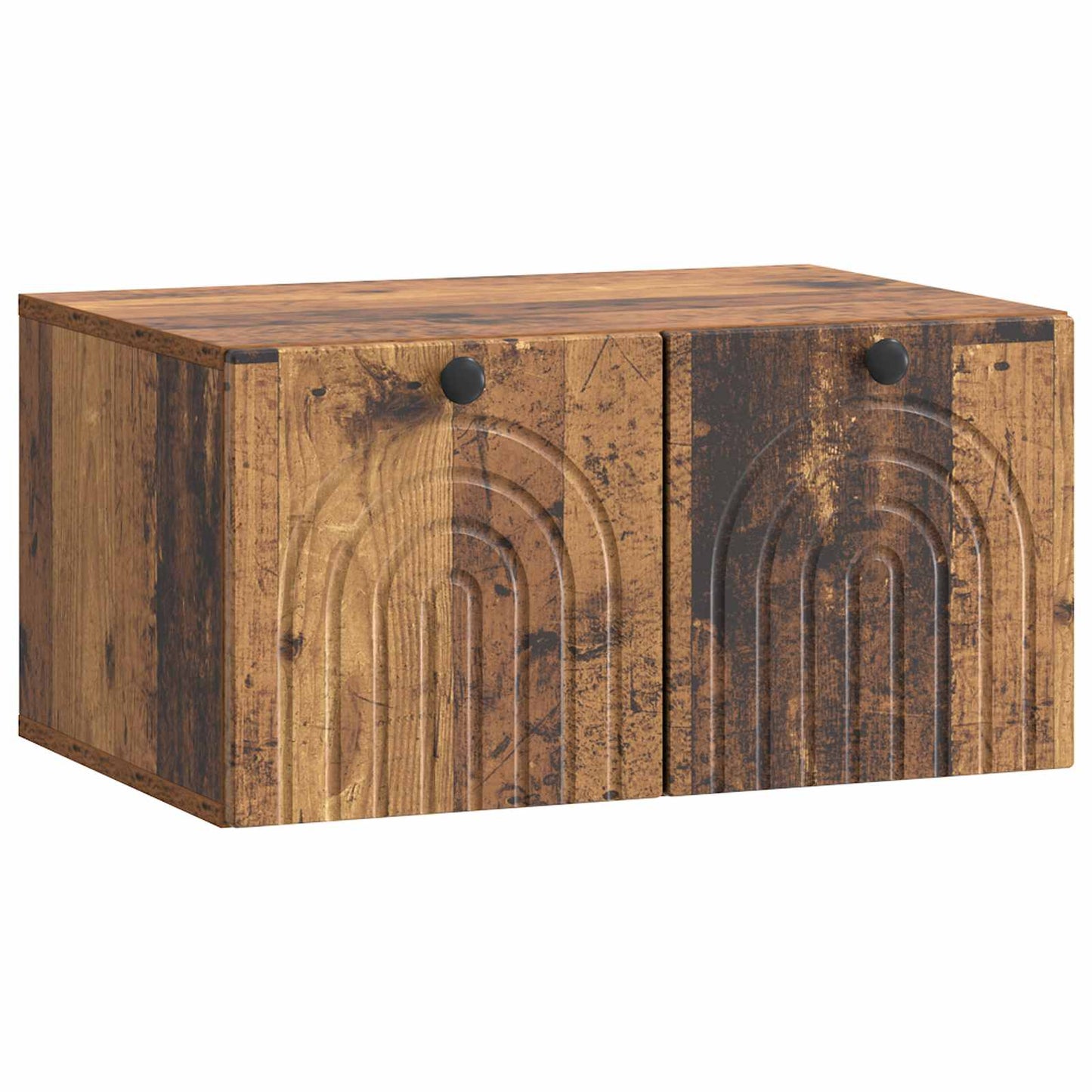 vidaXL Wall-Mounted TV Cabinet Wall-mounted Old Wood 59.5 x 41 x 30 cm