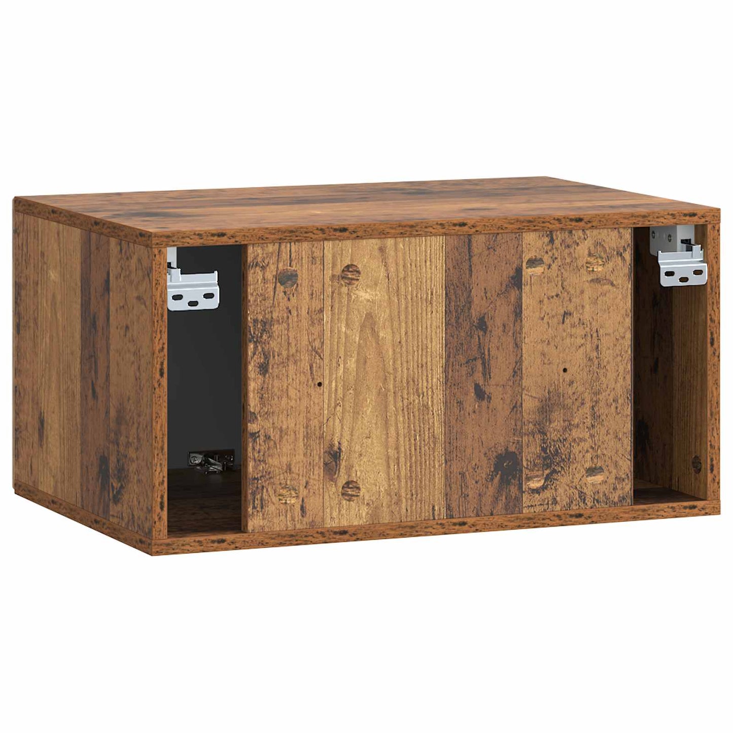 vidaXL Wall-Mounted TV Cabinet Wall-mounted Old Wood 59.5 x 41 x 30 cm