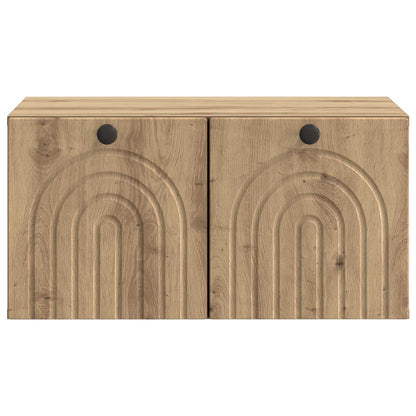 vidaXL Wall-Mounted TV Cabinet 59.5 x 41 x 30 cm Artisan Oak