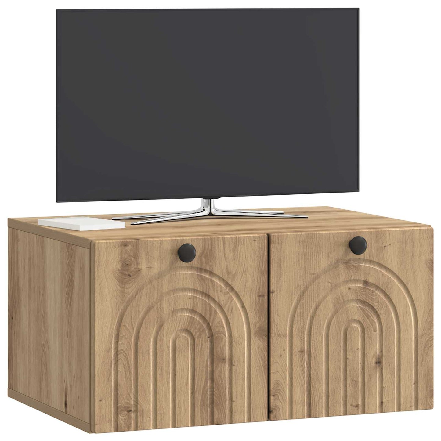 vidaXL Wall-Mounted TV Cabinet 59.5 x 41 x 30 cm Artisan Oak