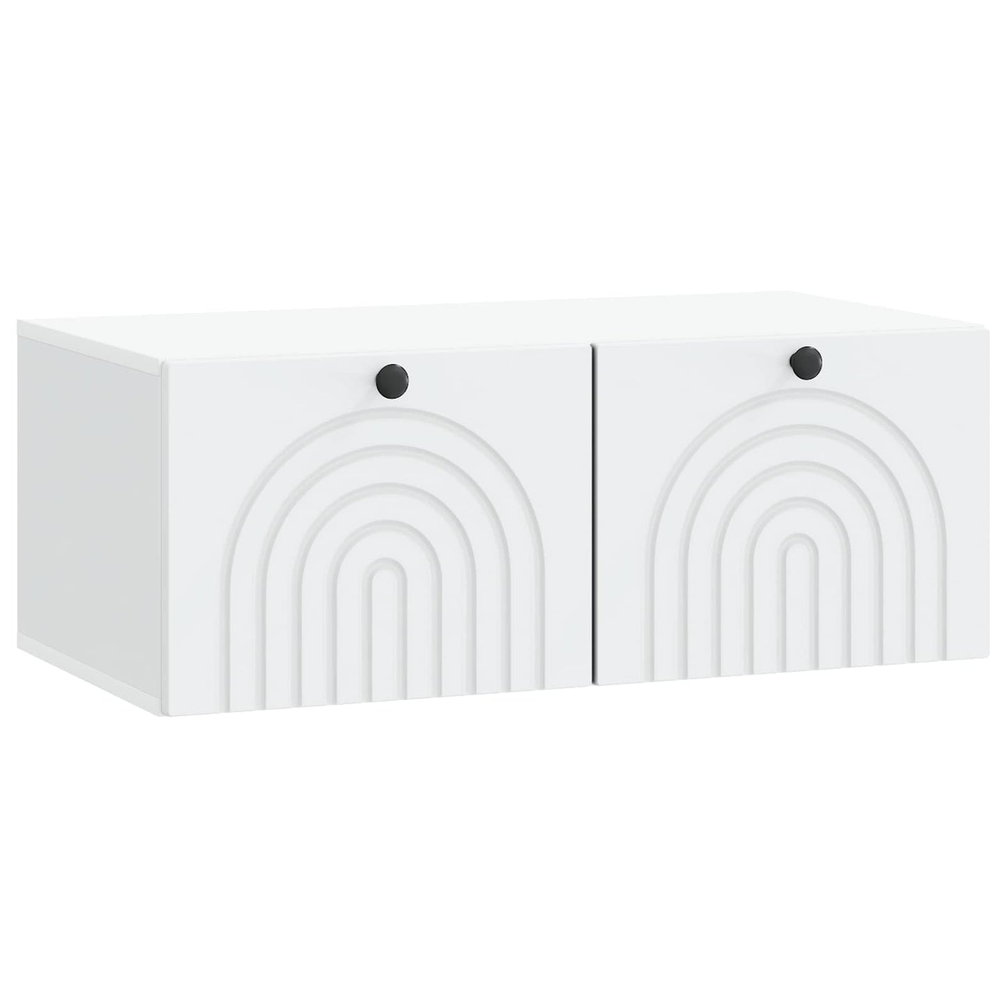 vidaXL Wall-Mounted TV Cabinet White 78.5 x 41 x 30 cm Engineered Wood