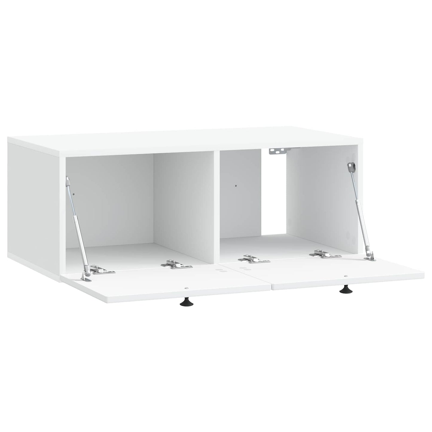 vidaXL Wall-Mounted TV Cabinet White 78.5 x 41 x 30 cm Engineered Wood