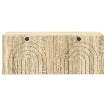 vidaXL Wall-Mounted TV Cabinet Sonoma Oak 78.5 x 41 x 30 cm