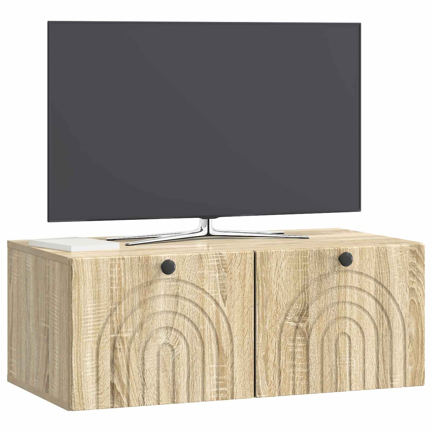 vidaXL Wall-Mounted TV Cabinet Sonoma Oak 78.5 x 41 x 30 cm