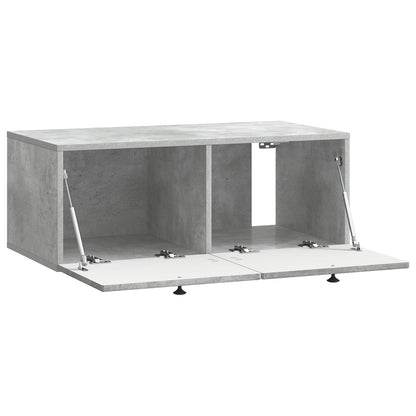 vidaXL Wall-Mounted TV Cabinet Concrete Grey 78.5 x 41 x 30 cm