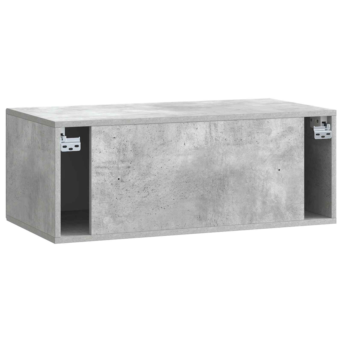 vidaXL Wall-Mounted TV Cabinet Concrete Grey 78.5 x 41 x 30 cm
