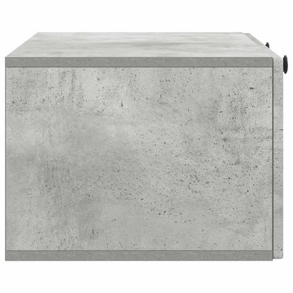 vidaXL Wall-Mounted TV Cabinet Concrete Grey 78.5 x 41 x 30 cm