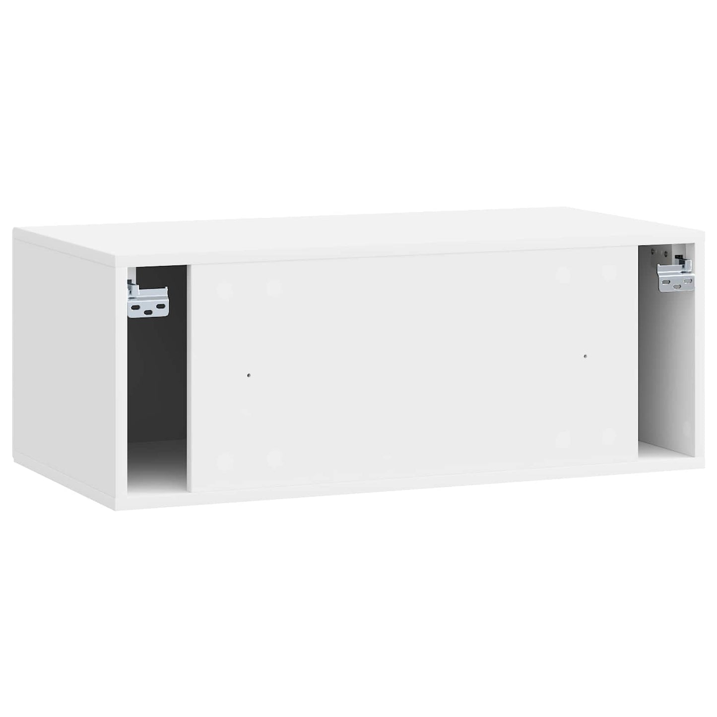 vidaXL Wall-Mounted TV Cabinet High Gloss White 78.5 x 41 x 30 cm