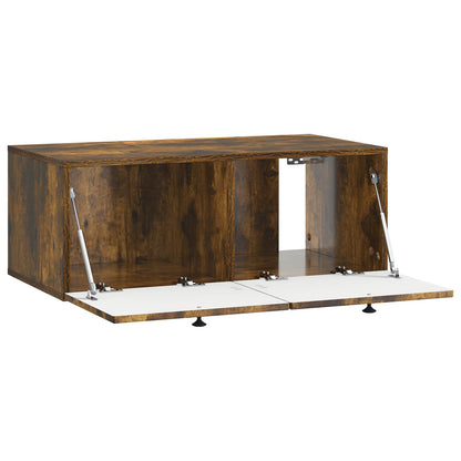 vidaXL Wall-Mounted TV Cabinet Smoked Oak 78.5 x 41 x 30 cm
