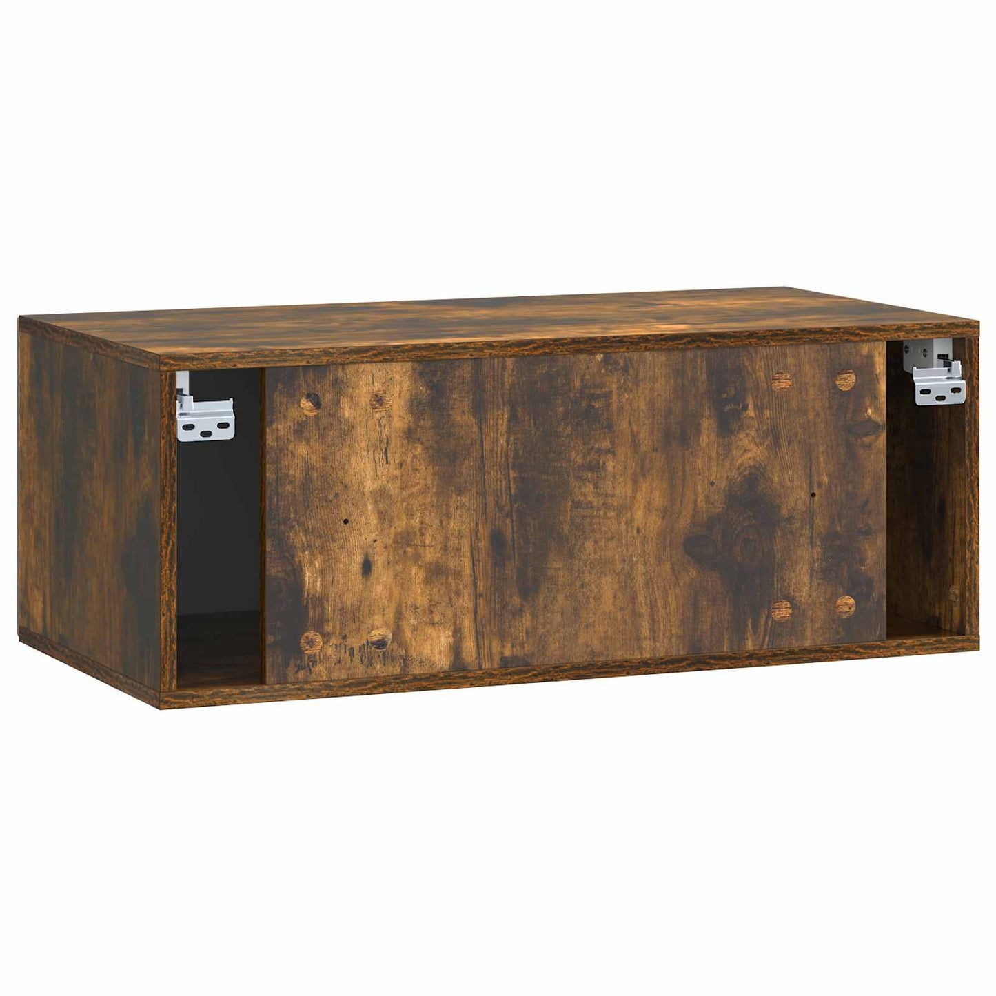 vidaXL Wall-Mounted TV Cabinet Smoked Oak 78.5 x 41 x 30 cm