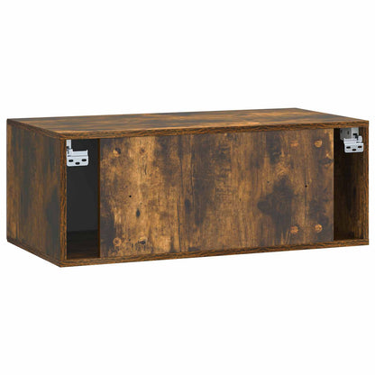 vidaXL Wall-Mounted TV Cabinet Smoked Oak 78.5 x 41 x 30 cm