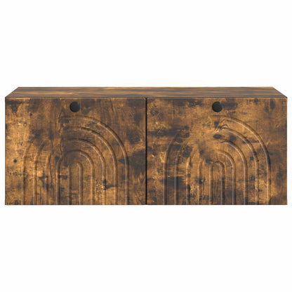 vidaXL Wall-Mounted TV Cabinet Smoked Oak 78.5 x 41 x 30 cm