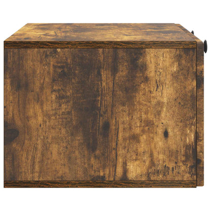 vidaXL Wall-Mounted TV Cabinet Smoked Oak 78.5 x 41 x 30 cm