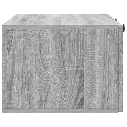 vidaXL Wall-Mounted TV Cabinet Grey Sonoma 78.5 x 41 x 30 cm