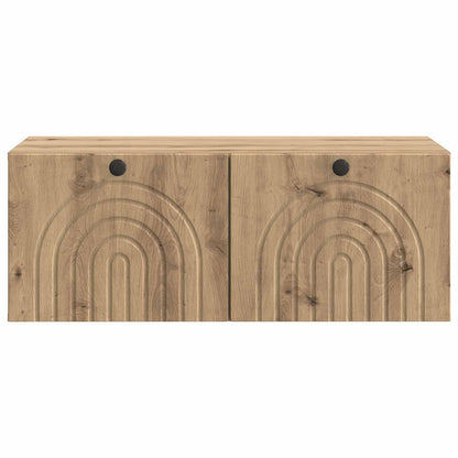 vidaXL Wall-Mounted TV Cabinet 78.5 x 41 x 30 cm Artisan Oak