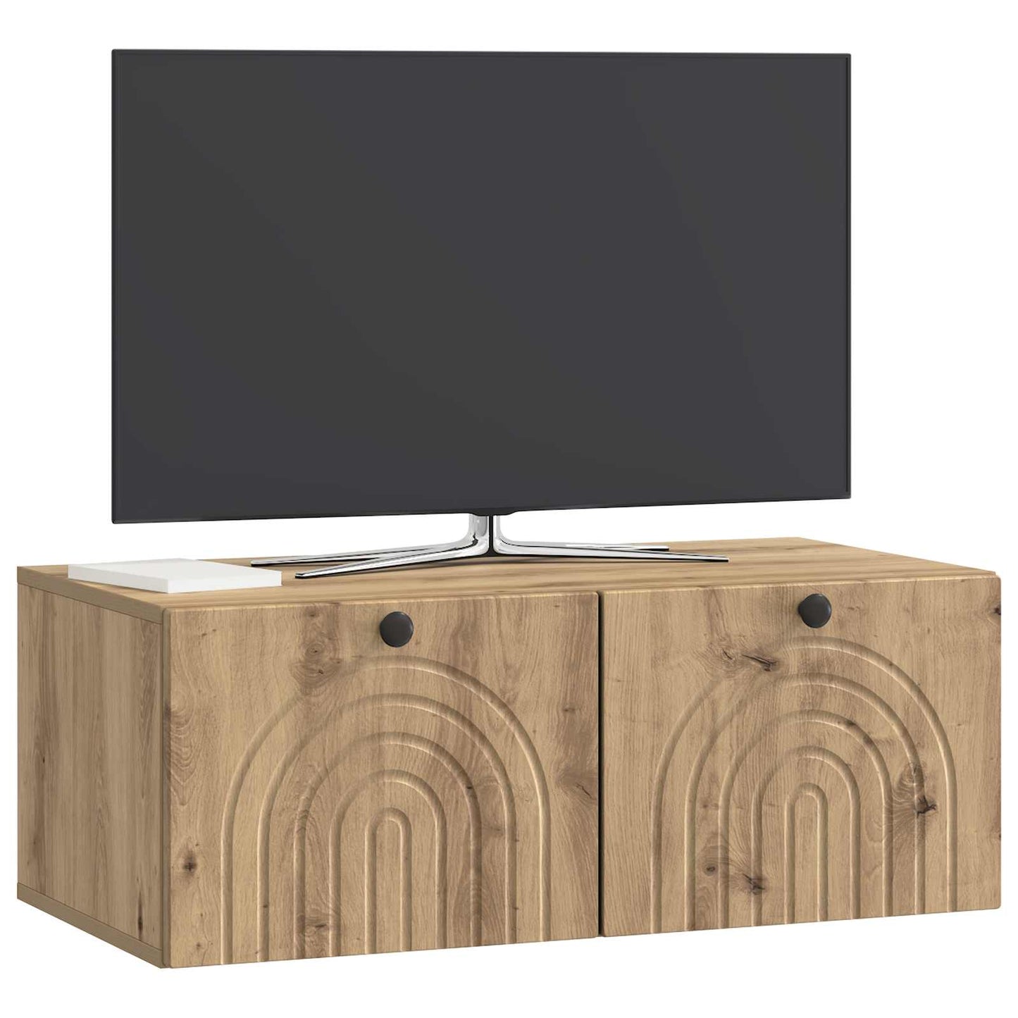 vidaXL Wall-Mounted TV Cabinet 78.5 x 41 x 30 cm Artisan Oak