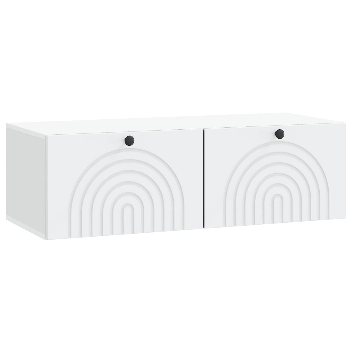 vidaXL Wall-Mounted TV Cabinet White 99 x 41 x 30 cm Engineered Wood