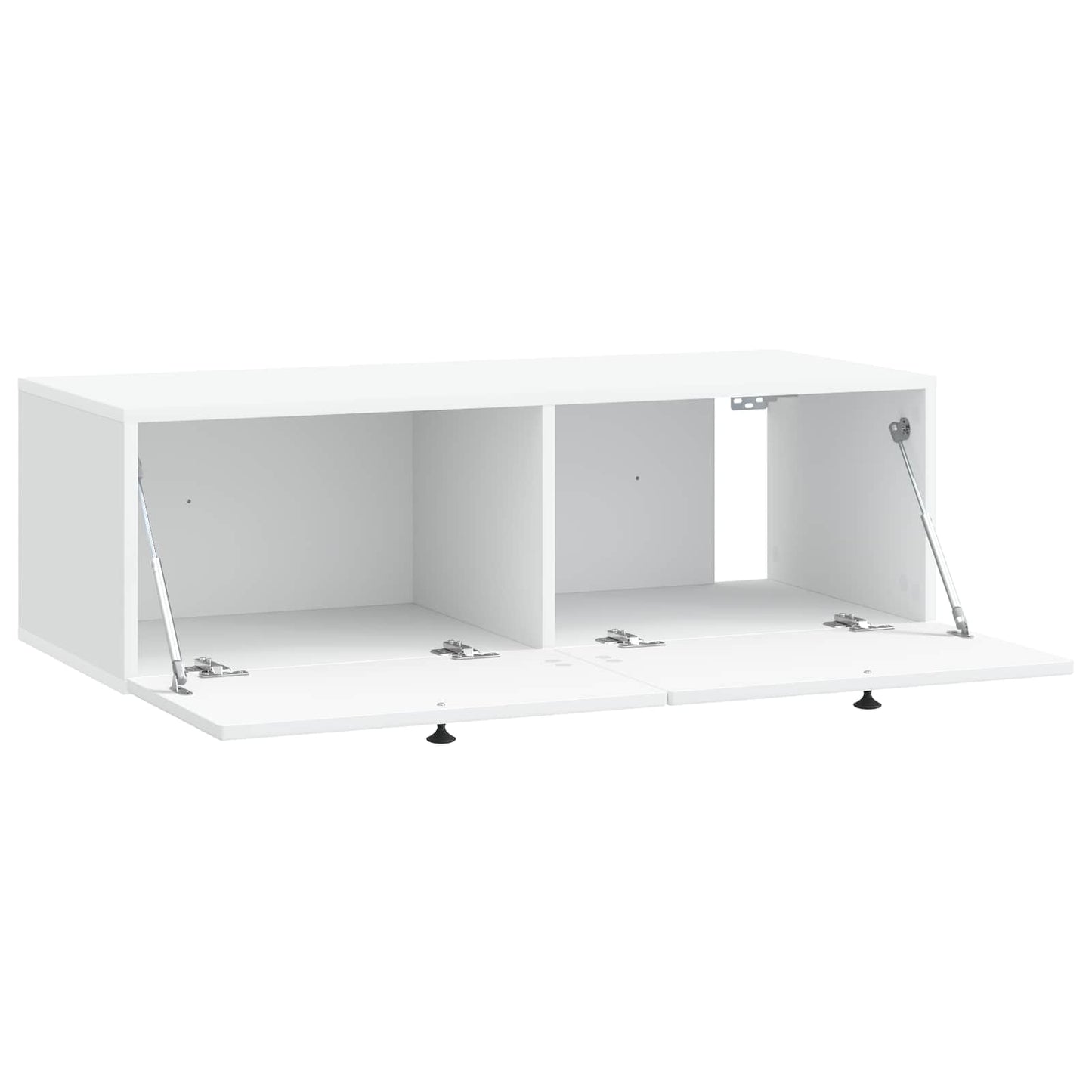 vidaXL Wall-Mounted TV Cabinet White 99 x 41 x 30 cm Engineered Wood