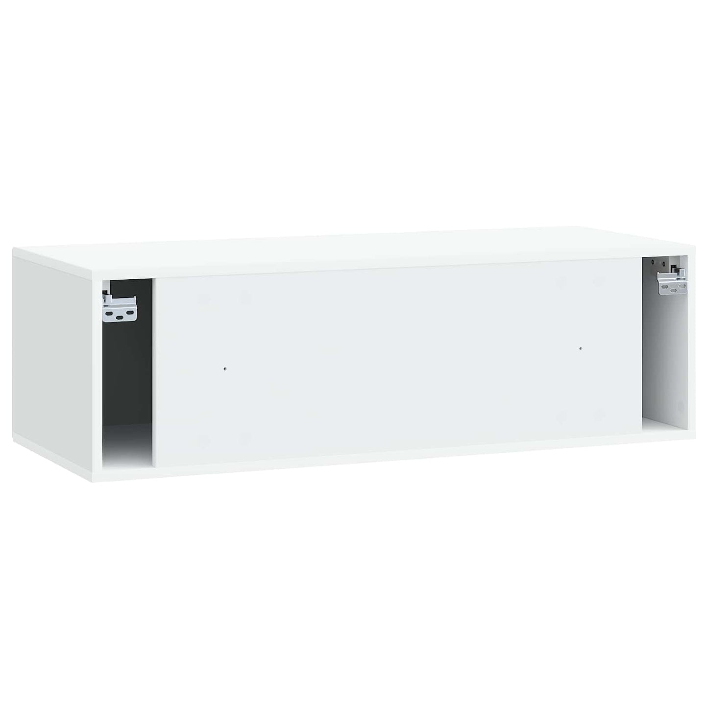 vidaXL Wall-Mounted TV Cabinet White 99 x 41 x 30 cm Engineered Wood