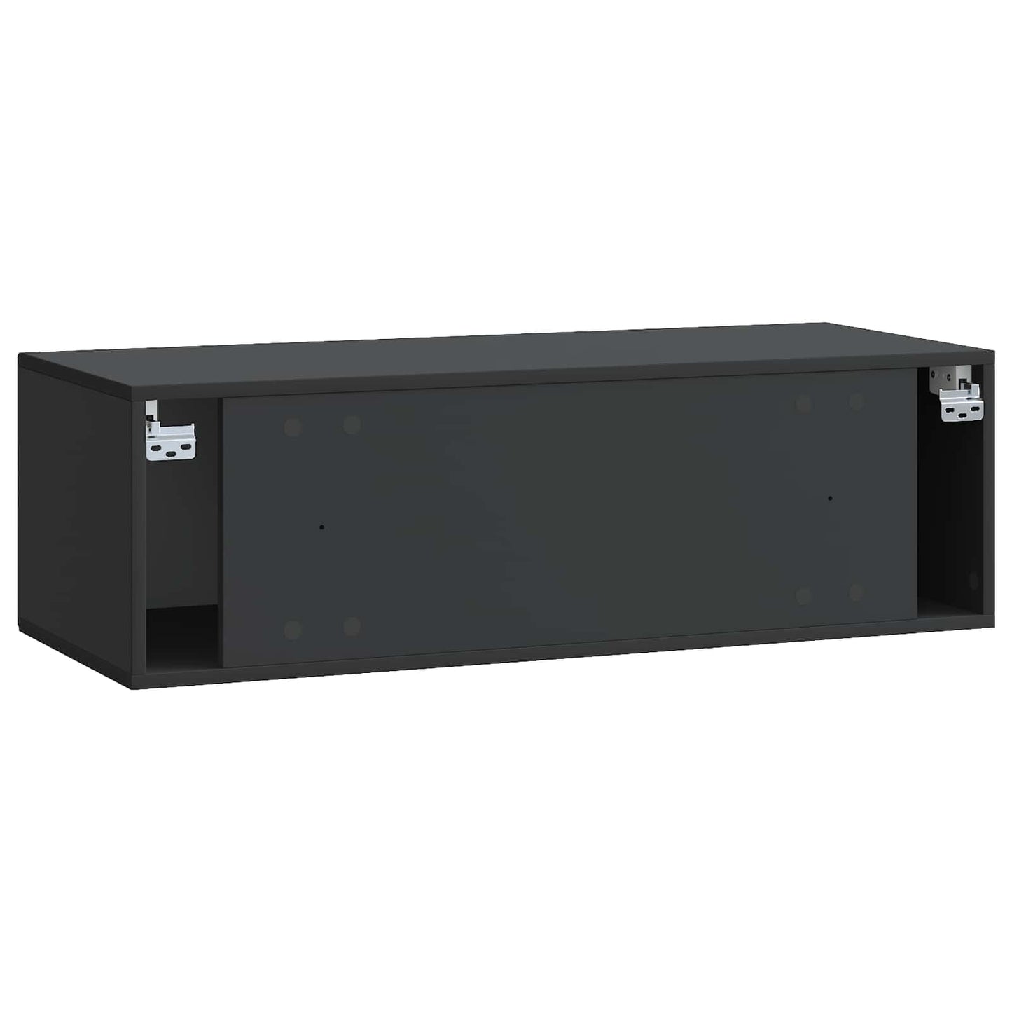 vidaXL Wall-Mounted TV Cabinet Black 99 x 41 x 30 cm Engineered Wood