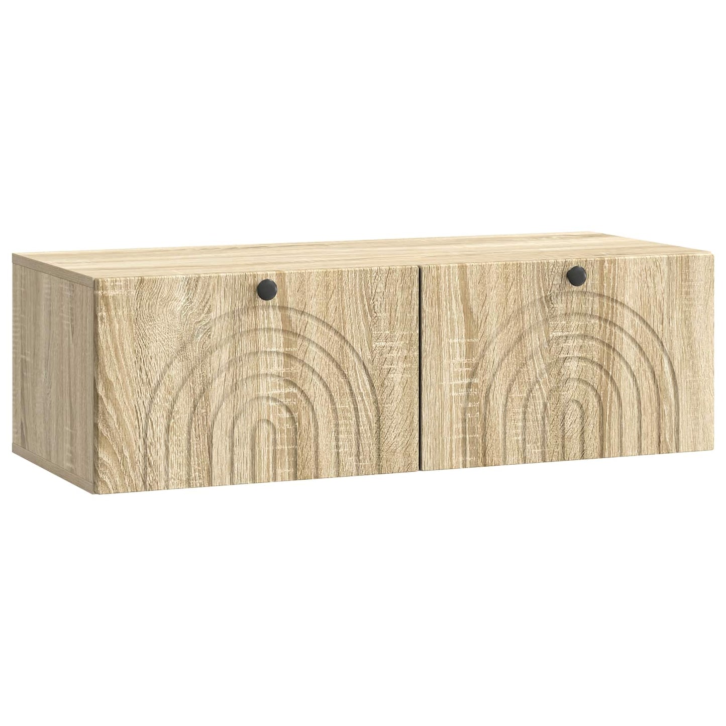 vidaXL Wall-Mounted TV Cabinet Wall-mounted Sonoma Oak 98 x 41 x 30 cm