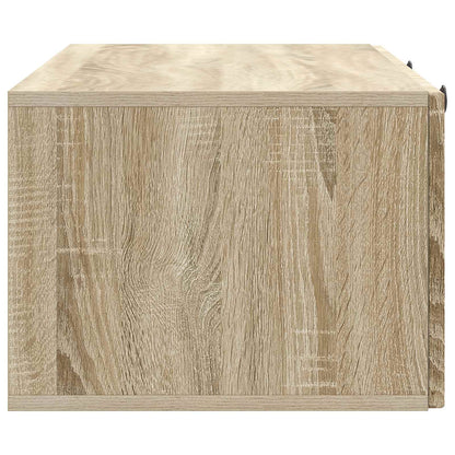 vidaXL Wall-Mounted TV Cabinet Wall-mounted Sonoma Oak 98 x 41 x 30 cm