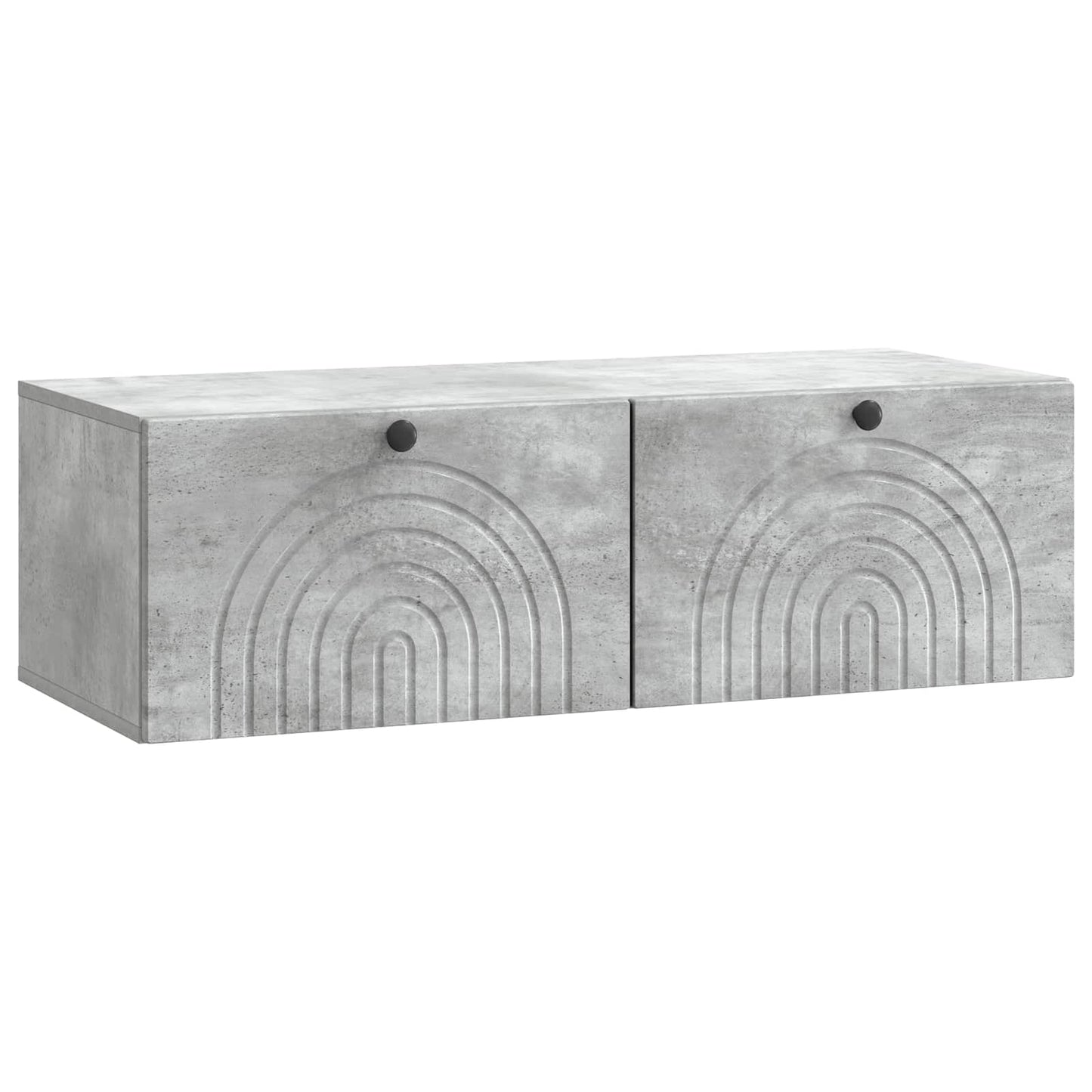 vidaXL Wall-Mounted TV Cabinet Concrete Grey 99 x 41 x 30 cm