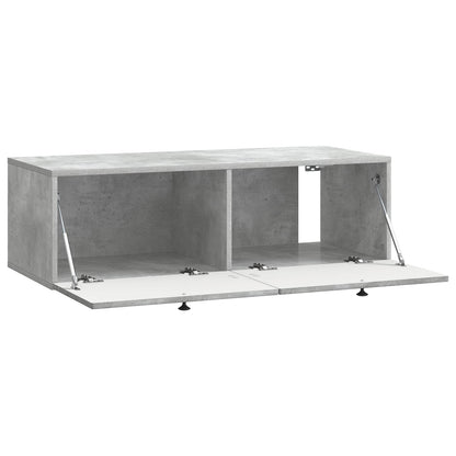 vidaXL Wall-Mounted TV Cabinet Concrete Grey 99 x 41 x 30 cm