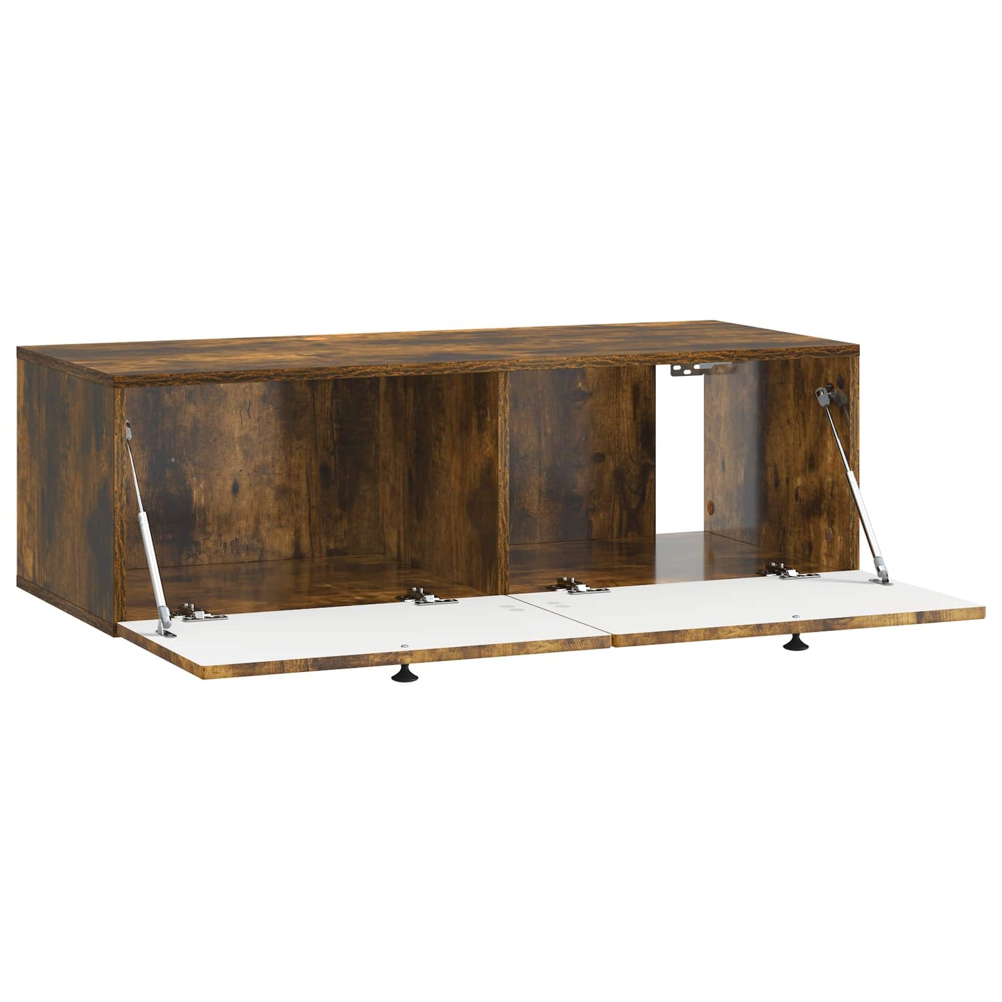 vidaXL Wall-Mounted TV Cabinet Wall-mounted Smoked Oak 99 x 41 x 30 cm