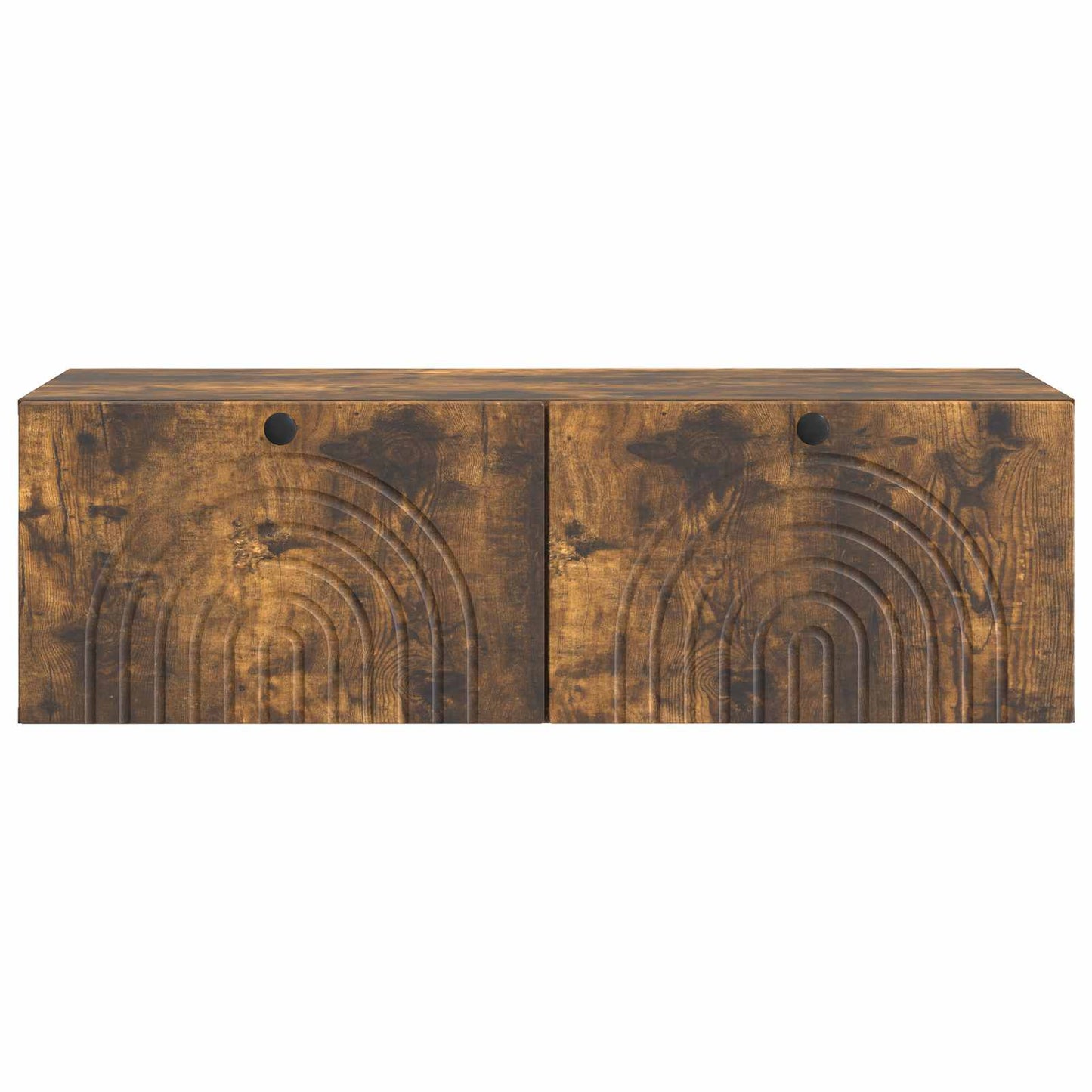 vidaXL Wall-Mounted TV Cabinet Wall-mounted Smoked Oak 99 x 41 x 30 cm