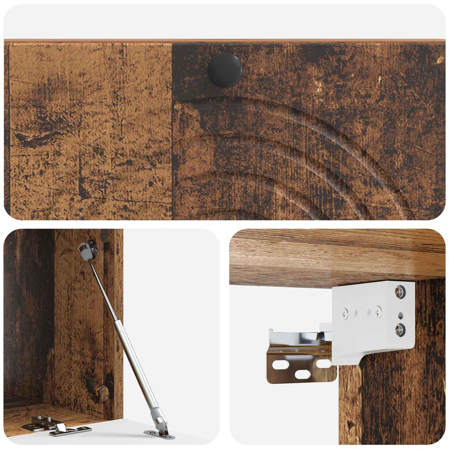 vidaXL Wall-Mounted TV Cabinet Wall-mounted Old Wood 99 x 41 x 30 cm