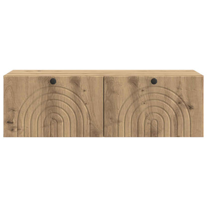 vidaXL Wall-Mounted TV Cabinet 99 x 41 x 30 cm Artisan Oak