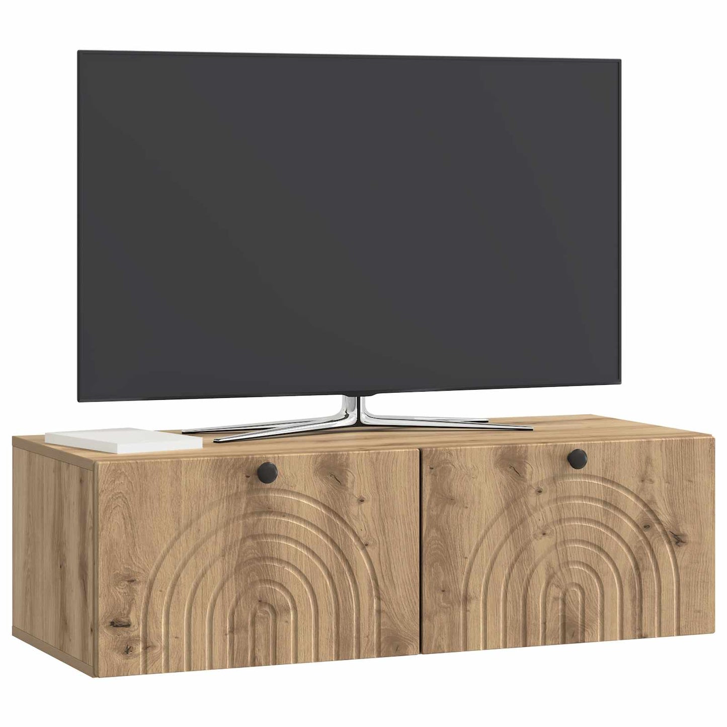 vidaXL Wall-Mounted TV Cabinet 99 x 41 x 30 cm Artisan Oak