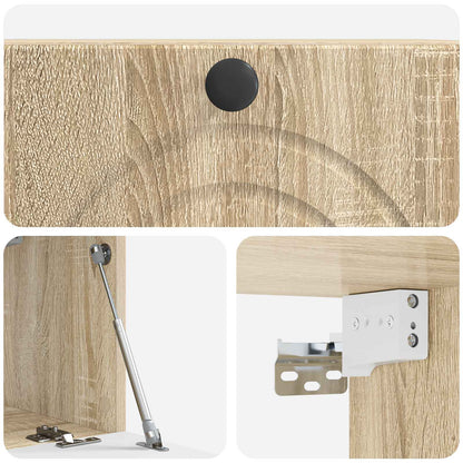 vidaXL Wall-Mounted TV Cabinet Sonoma Oak 59.5 x 31 x 30 cm