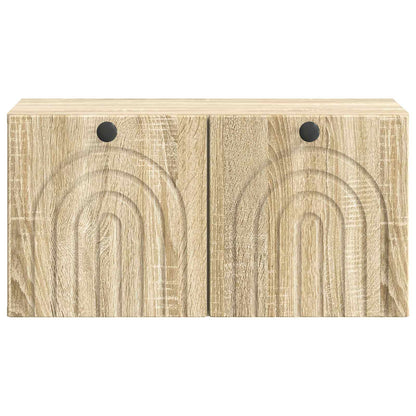 vidaXL Wall-Mounted TV Cabinet Sonoma Oak 59.5 x 31 x 30 cm