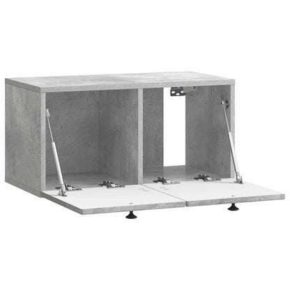 vidaXL Wall-Mounted TV Cabinet Concrete Grey 59.5 x 31 x 30 cm