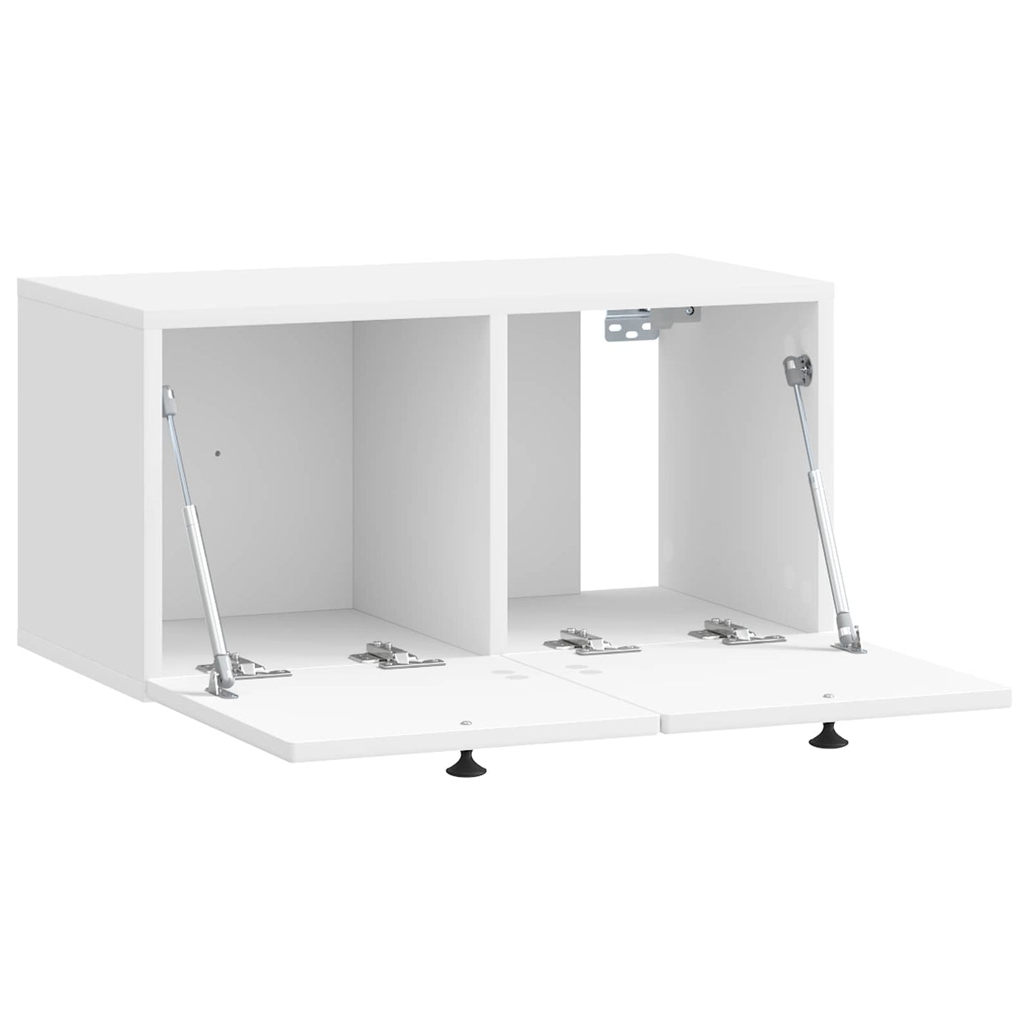 vidaXL Wall-Mounted TV Cabinet High Gloss White 59.5 x 31 x 30 cm