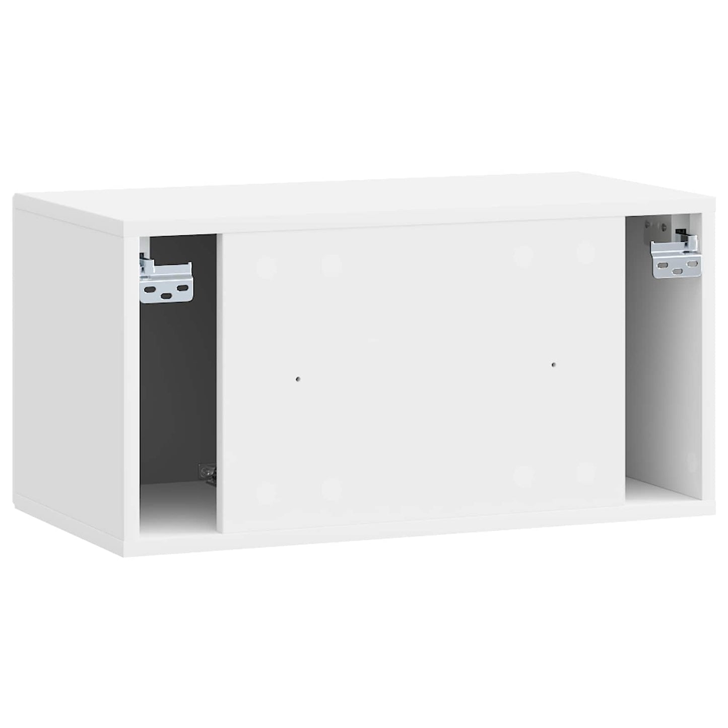 vidaXL Wall-Mounted TV Cabinet High Gloss White 59.5 x 31 x 30 cm