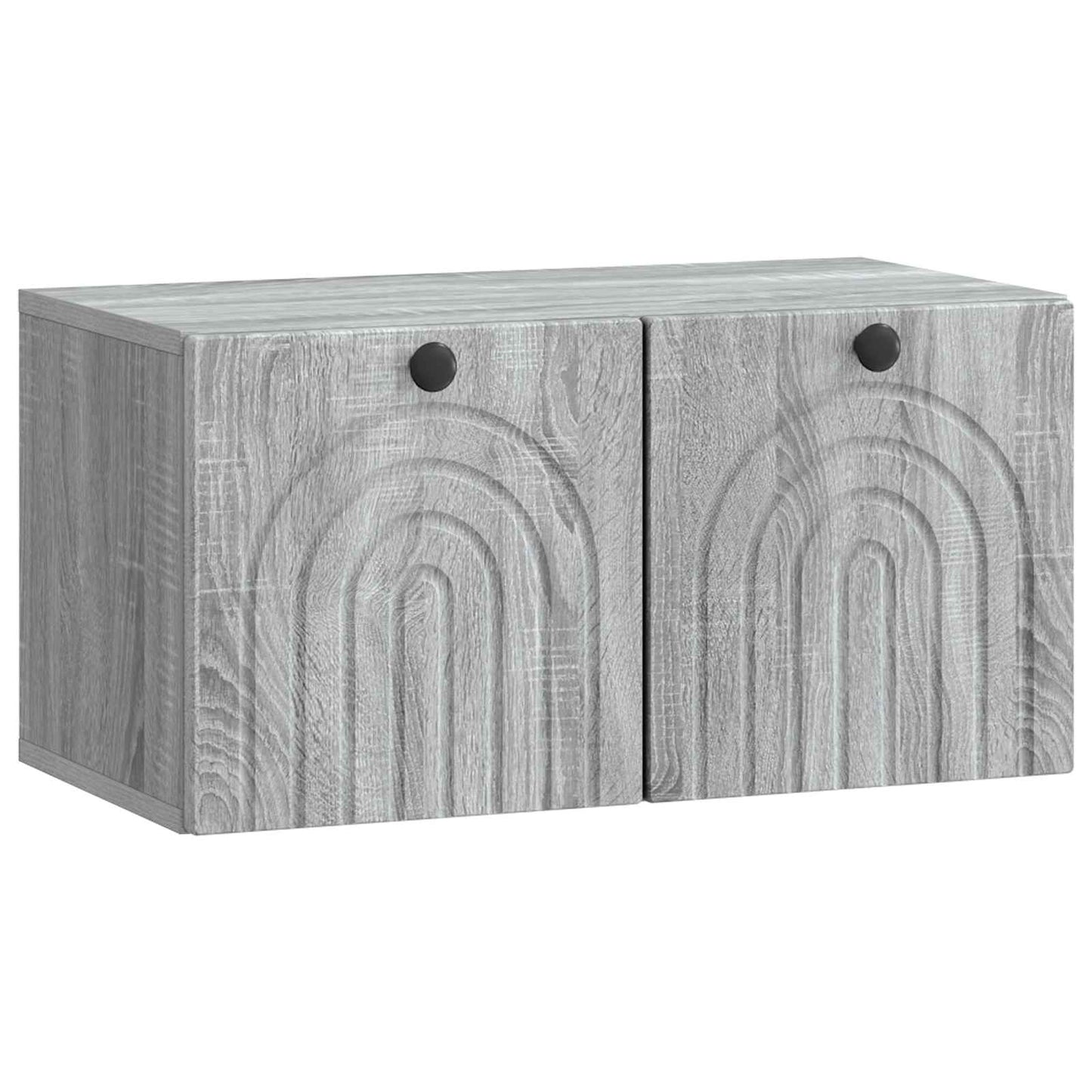 vidaXL Wall-Mounted TV Cabinet Grey Sonoma 59.5 x 31 x 30 cm