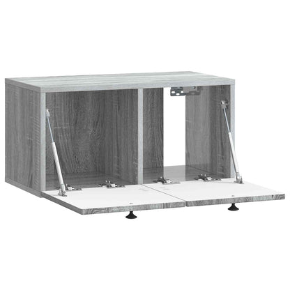 vidaXL Wall-Mounted TV Cabinet Grey Sonoma 59.5 x 31 x 30 cm