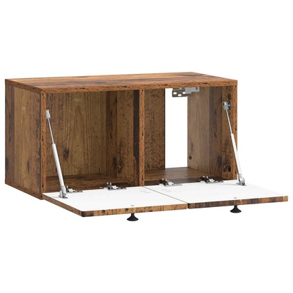 vidaXL Wall-Mounted TV Cabinet Wall-mounted Old Wood 59.5 x 31 x 30 cm