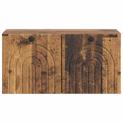 vidaXL Wall-Mounted TV Cabinet Wall-mounted Old Wood 59.5 x 31 x 30 cm