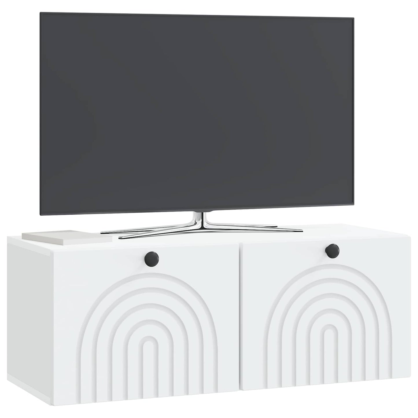 vidaXL Wall-Mounted TV Cabinet White 78.5 x 31 x 30 cm Engineered Wood