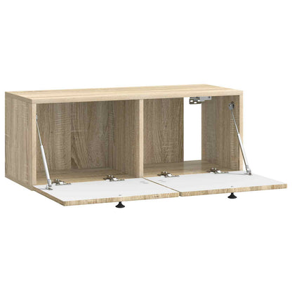 vidaXL Wall-Mounted TV Cabinet Sonoma Oak 78.5 x 31 x 30 cm