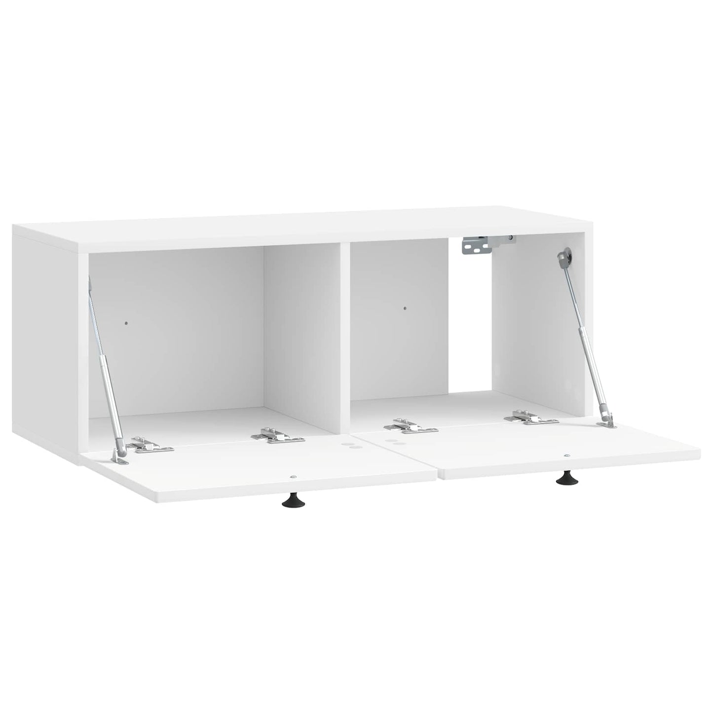 vidaXL Wall-Mounted TV Cabinet High Gloss White 78.5 x 31 x 30 cm
