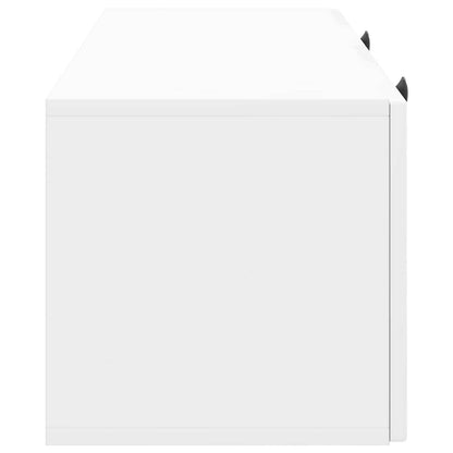 vidaXL Wall-Mounted TV Cabinet High Gloss White 78.5 x 31 x 30 cm