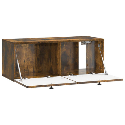 vidaXL Wall-Mounted TV Cabinet Smoked Oak 78.5 x 31 x 30 cm