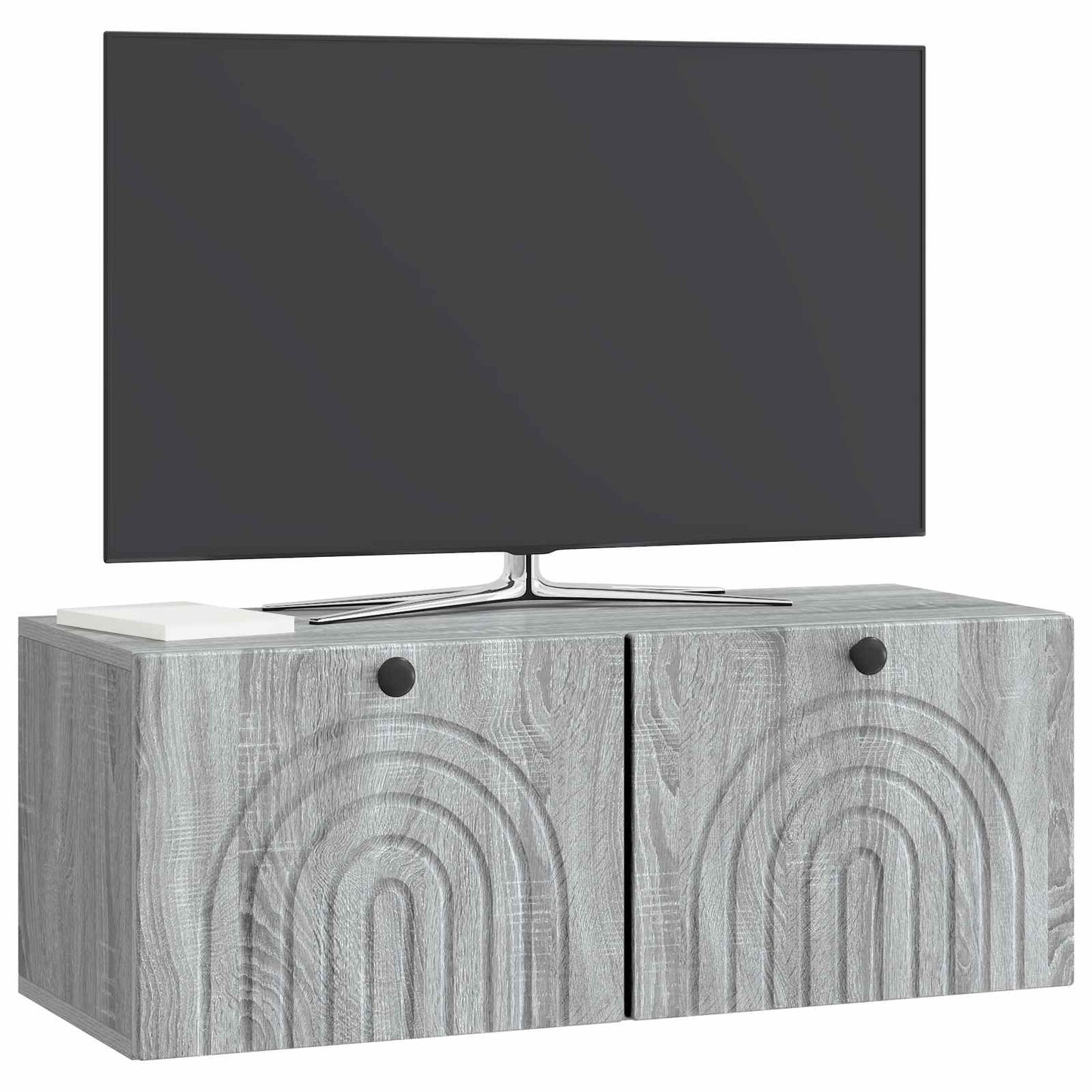 vidaXL Wall-Mounted TV Cabinet Grey Sonoma 78.5 x 31 x 30 cm